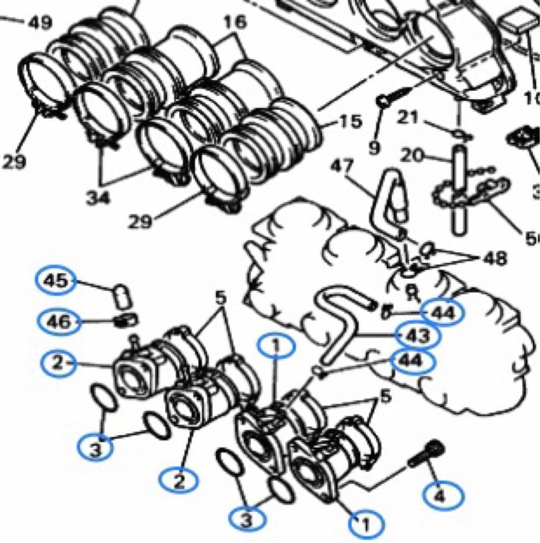 XJR400 インシュレーター フルセット インマニ キャブレター 668D XJR400 インシュレーター フルセット インマニ キャブレター 668D